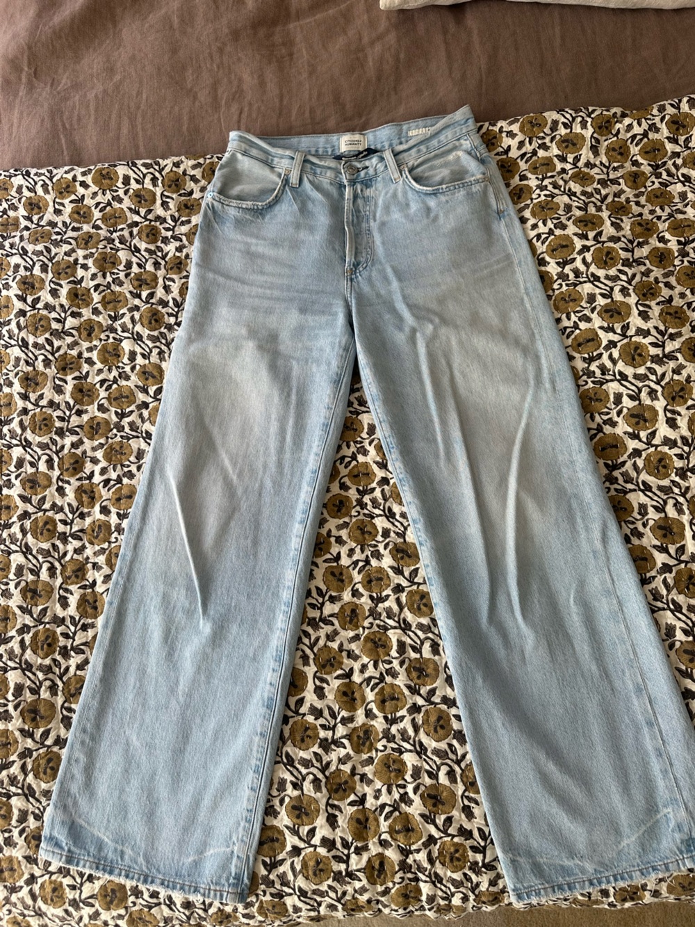 Citizens Of Humanity Light Blue Straight Leg Jeans